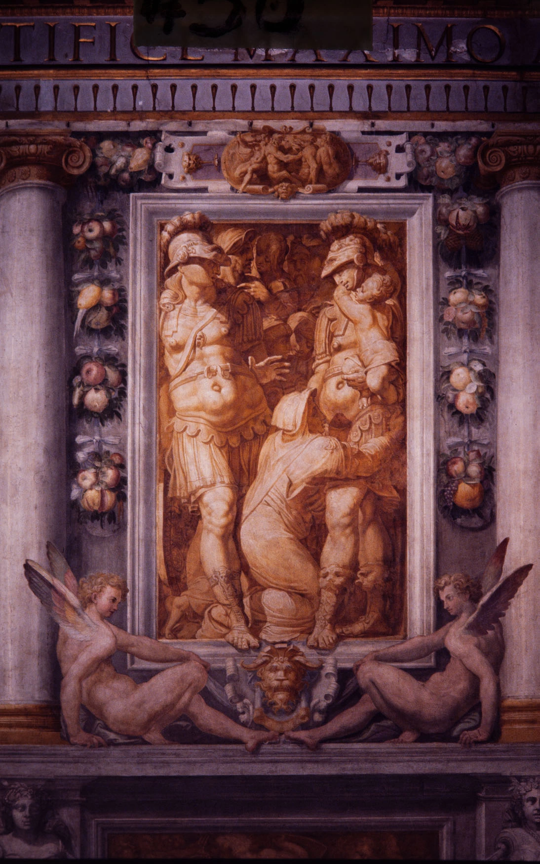 Perin del Vaga - 132, Alessandro Magno grazia la famiglia di Dario, Castel Sant'Angelo, Roma 6